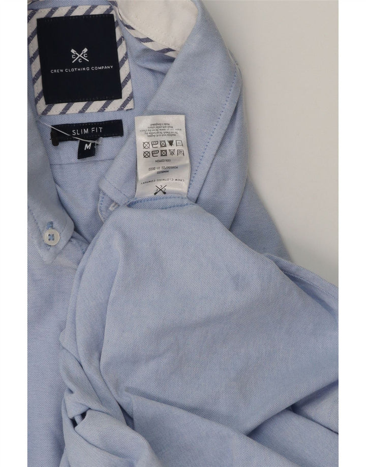 CREW CLOTHING Cămașă Slim Fit pentru bărbați Bumbac albastru mediu