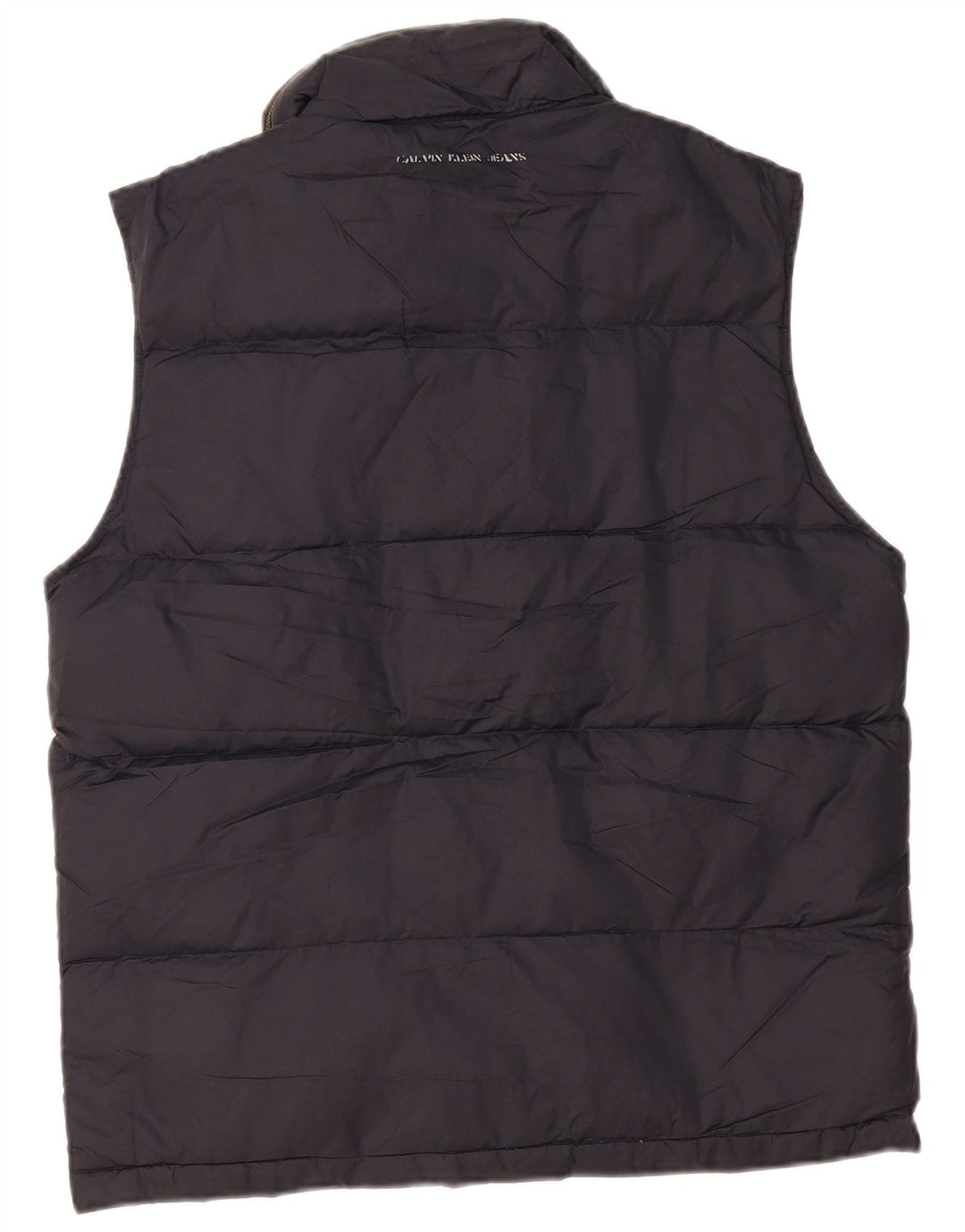 CALVIN KLEIN JEANS Gilet căptușit pentru bărbați UK 38 Medium Bleumarin Poliamidă