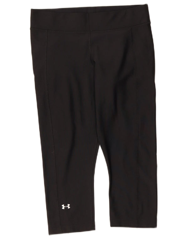 Leggings Capri Under Armour pentru femei Heat Gear UK 14 Large Black