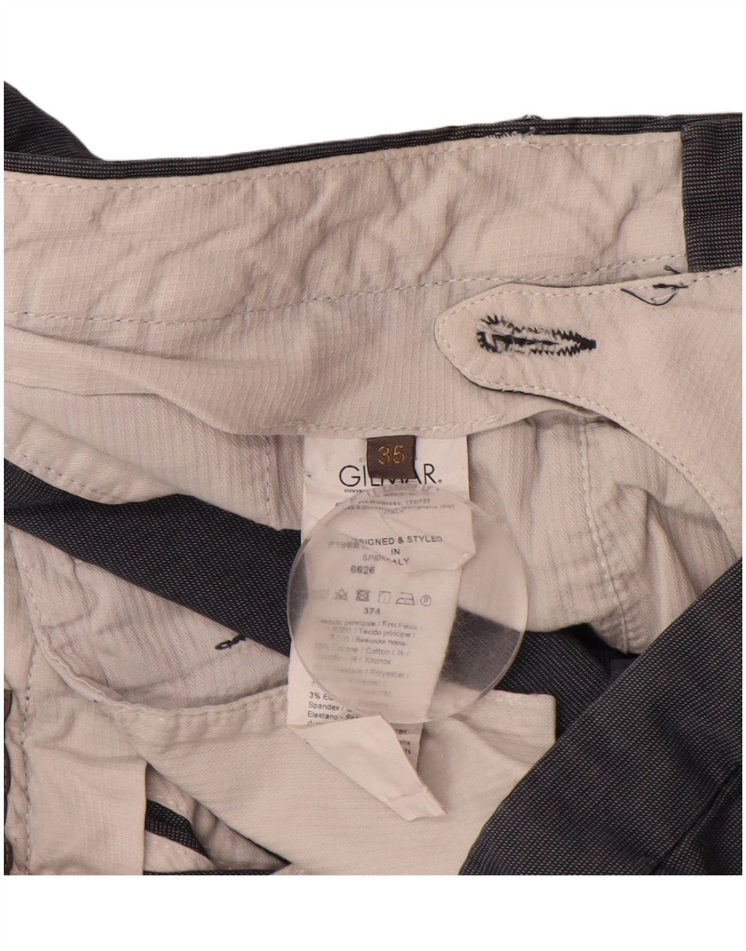 SIVIGLIA Pantaloni Chino Drepți Bărbați L35 L32 Bumbac Bleumarin