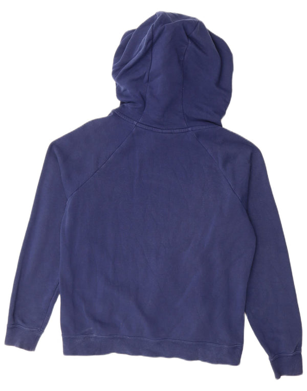 Pulover supradimensionat cu glugă Nike pentru femei UK 10 mic bumbac bleumarin