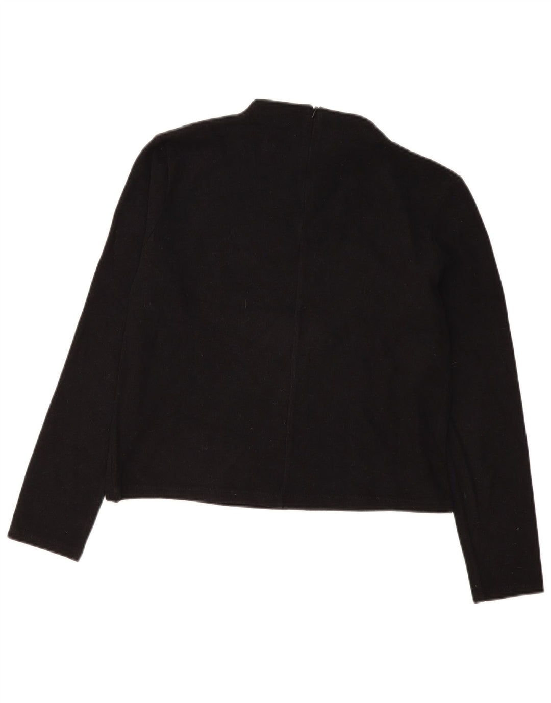 Top femeie Zara cu mânecă lungă UK 14 Medium Negru