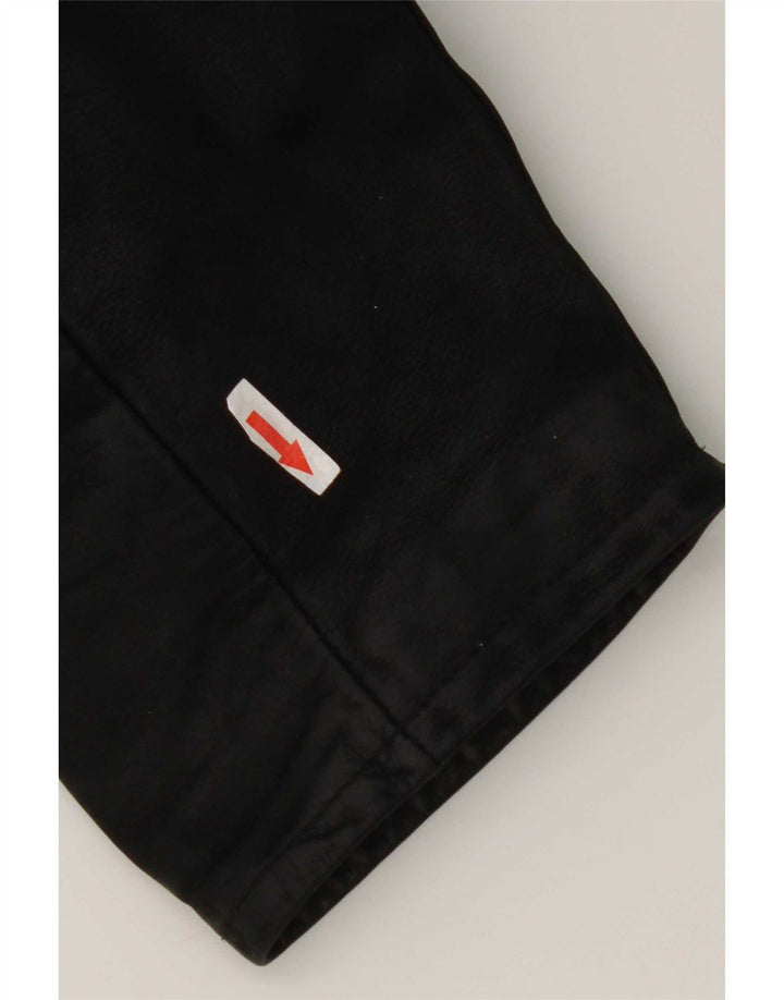 Jachetă de piele vintage pentru bărbați UK 42 XL din piele neagră