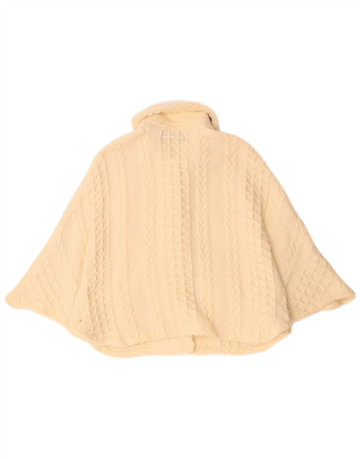 JOHN BRANIGAN Jumper Poncho pentru femei Mărime unica alb