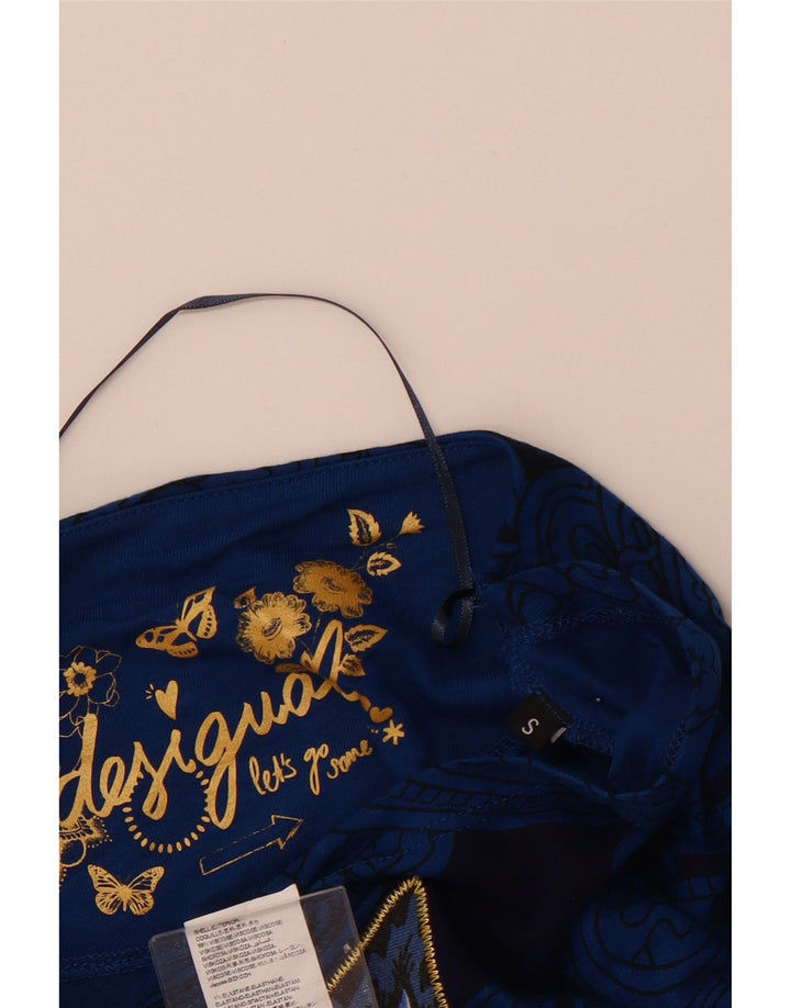 Bluză supradimensionată pentru femei DESIGUAL, Top UK 10 Small Blue Paisley