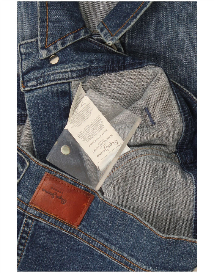 Jachetă de blugi pentru femei PEPE Jeans UK 10 mic bumbac bleumarin
