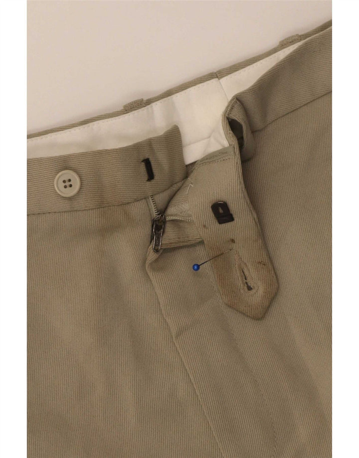 Marks & Spencer Pantaloni drepți pentru bărbați L34 L31 poliester bej