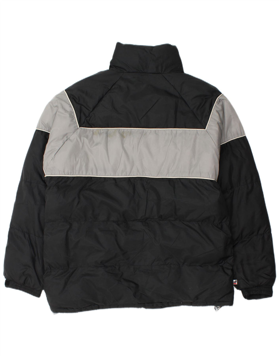 Jachetă căptușită pentru bărbați Fila UK 40, mare, negru, nailon color bloc