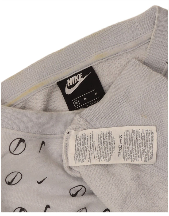 Pulover pentru femei Nike Oversized Crop Graphic Pulover UK 14 Medium Blue