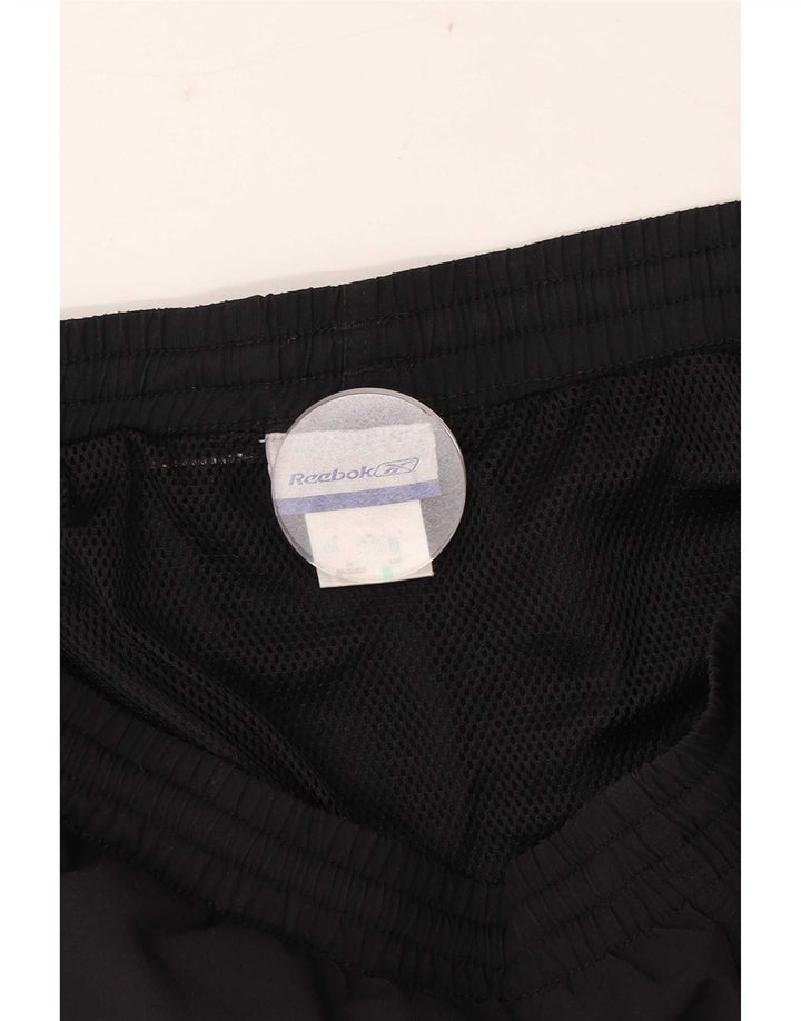 Pantaloni scurți de înot Reebok pentru bărbați, poliester mediu negru