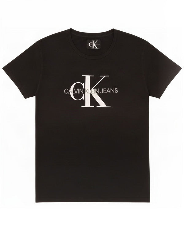 Calvin Klein Jeans Tricou cu grafic pentru femei Top UK 14 Medium Black Bumbac