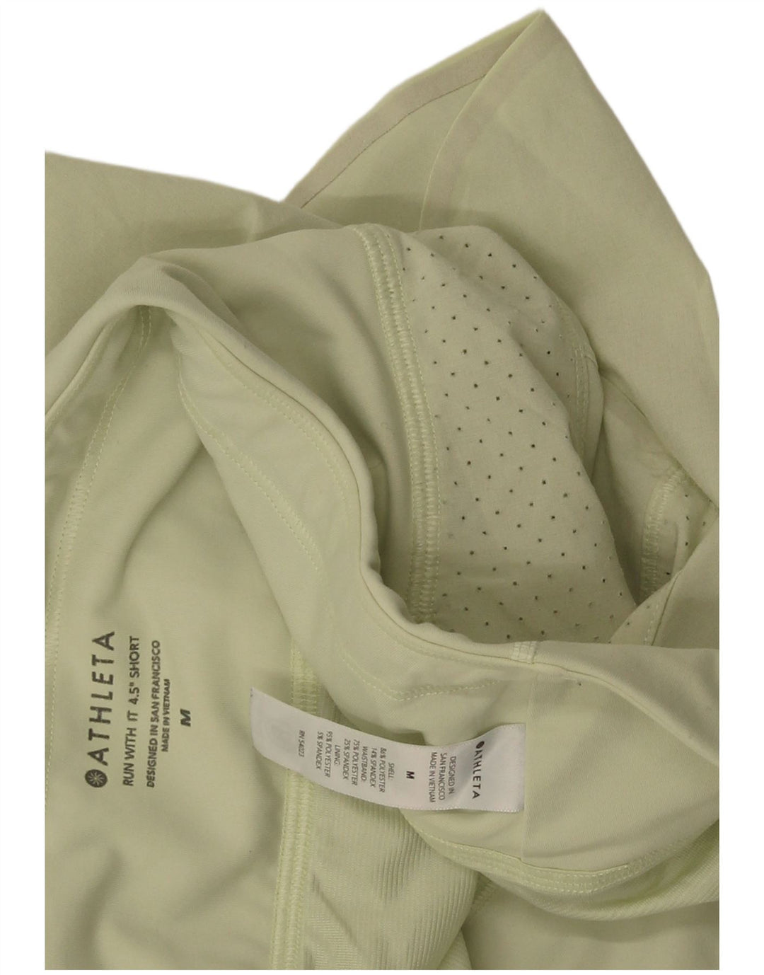 Pantaloni scurti sport pentru femei Athleta UK 14 Poliester verde mediu