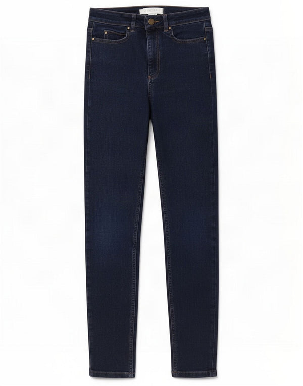 Hobbs Blugi skinny pentru femei UK 10 Small W27 L28 Bleumarin Bumbac