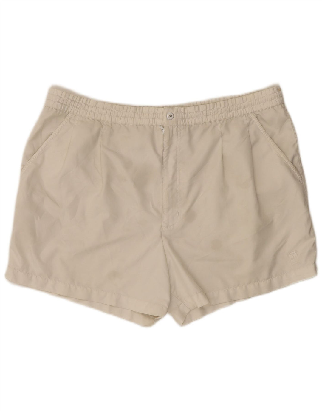 NIKE Mens Pegged Chino Shorts XL W40 White Polyester