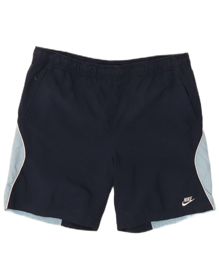 Pantaloni scurți de înot Nike pentru bărbați mici, albastru bleumarin