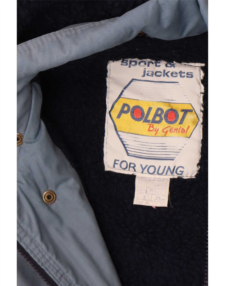 Jachetă Sherpa pentru bărbați Polbot UK 42 XL Poliester albastru