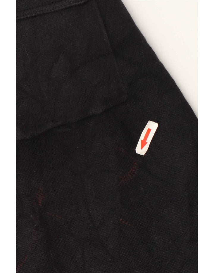 Pulover cardigan pentru bărbați Marks & Spencer, mare, negru, bumbac