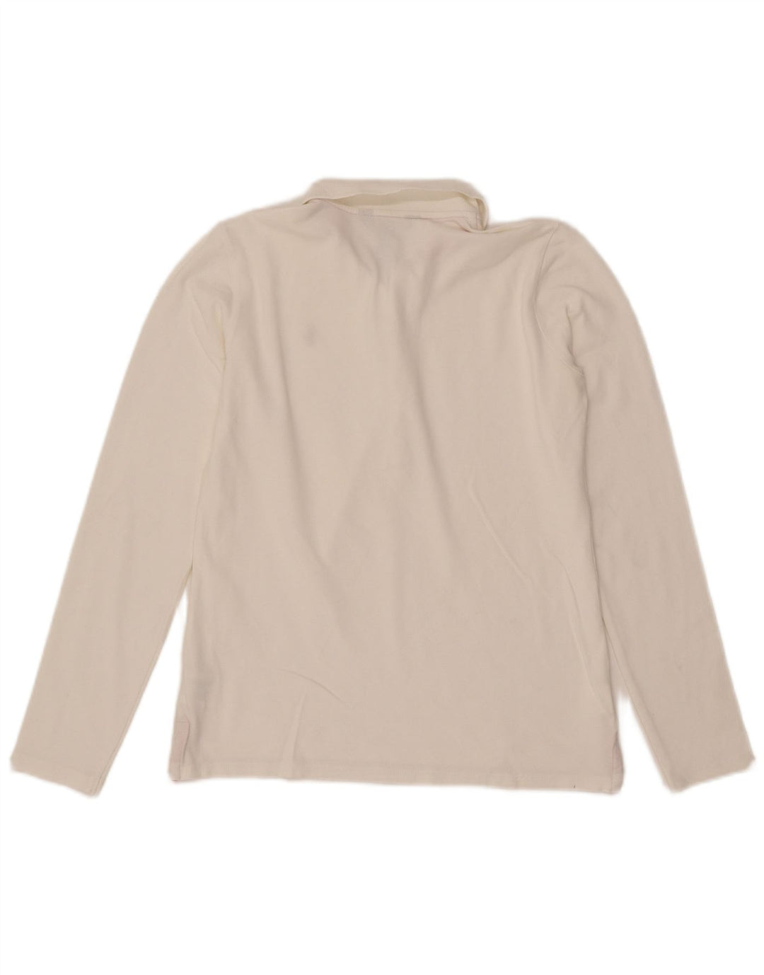 Polo pentru fete Ralph Lauren cu mânecă lungă 13-14 ani XL bumbac alb