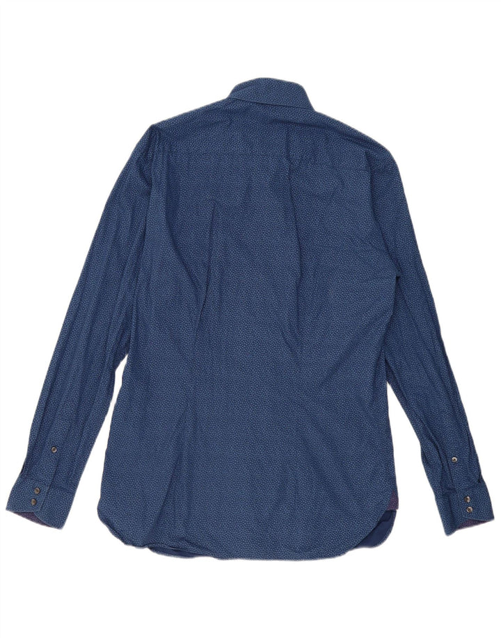 Cămașă pentru bărbați Ted Baker cu model abstract Mărimea 15 1/2 Medium Bleumarin