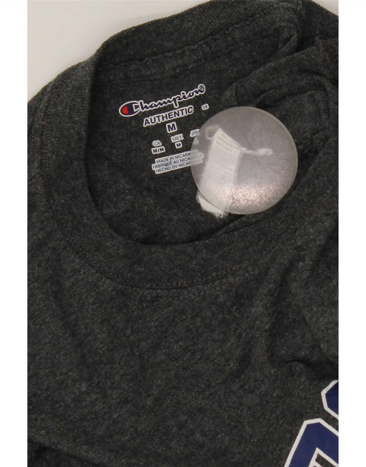 Tricou grafic Champion pentru bărbați George Fox University Top din bumbac gri mediu