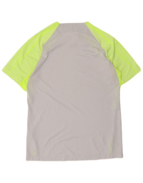 Tricou pentru bărbați Nike Dri Fit Slim Top mare, gri, poliester color bloc