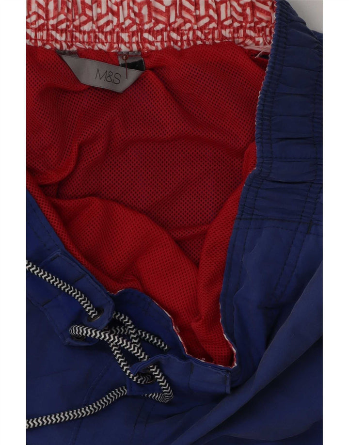 Pantaloni scurți de înot pentru bărbați Marks & Spencer, mari, albastru