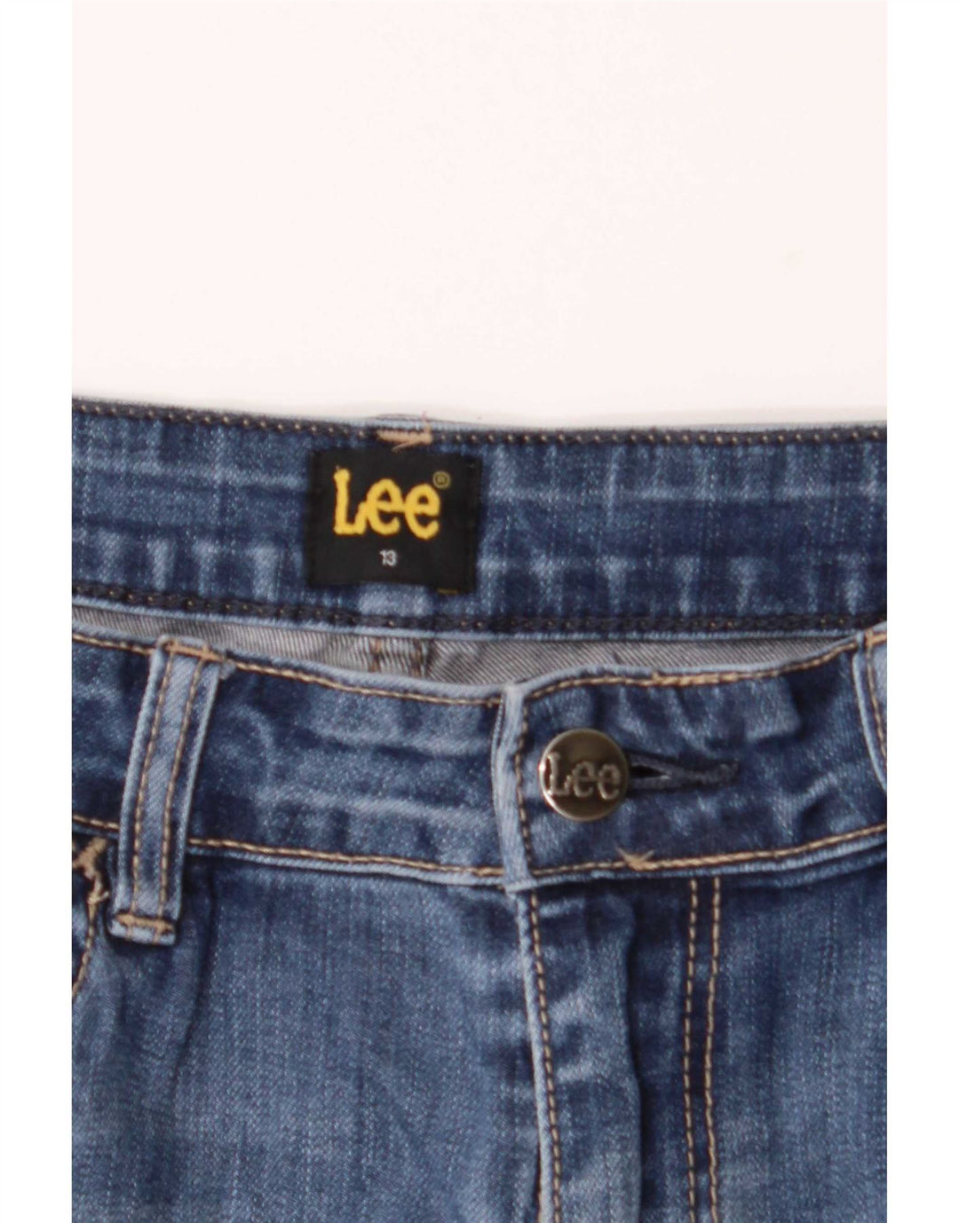Blugi Bootcut Lee pentru femei US 13 Large W32 L33 Blue Bumbac
