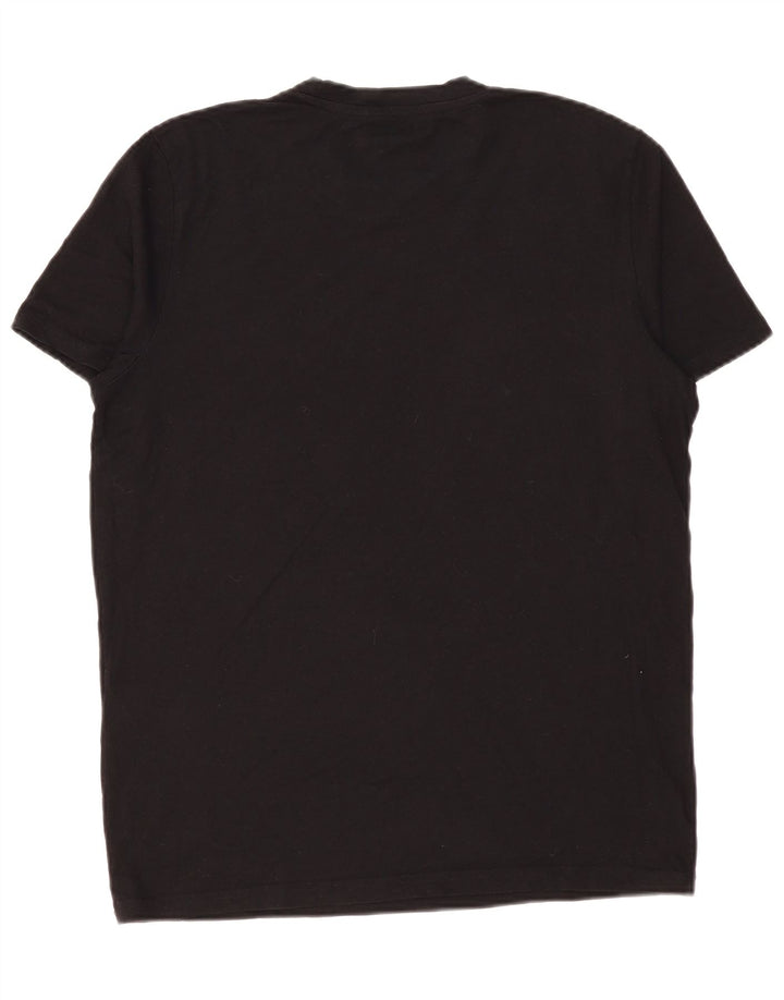Tricou Jack & Jones pentru bărbați Top mare din bumbac negru