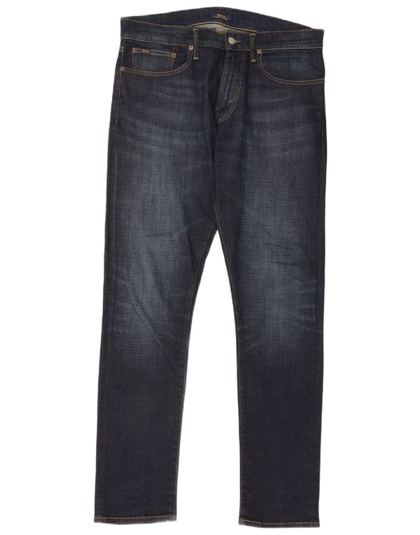 POLO RALPH LAUREN Blugi slim pentru bărbați L33 L34 Bumbac bleumarin