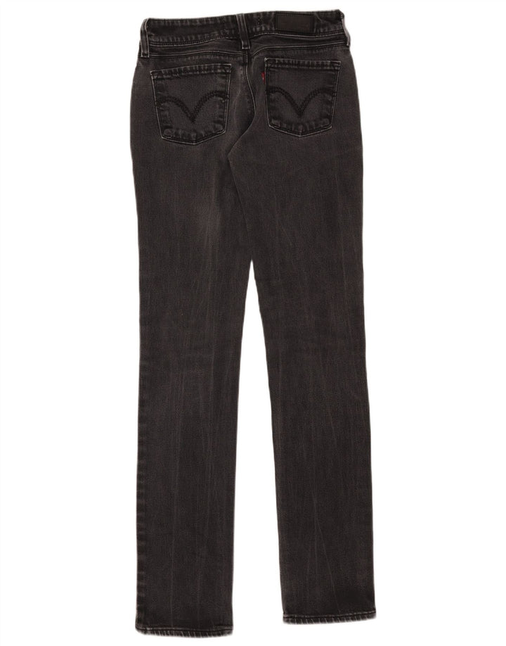 Blugi Levi's 571 Slim pentru femei W28 L34 bumbac negru
