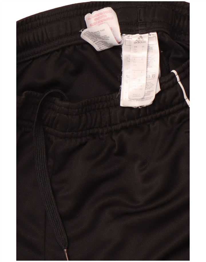 Pantaloni de trening ADIDAS Aeroready pentru baieti 13-14 ani poliester negru