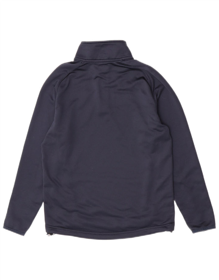 Pulover pentru băieți Canterbury, cu fermoar, cu gât, 11-12 ani, bleumarin, poliester