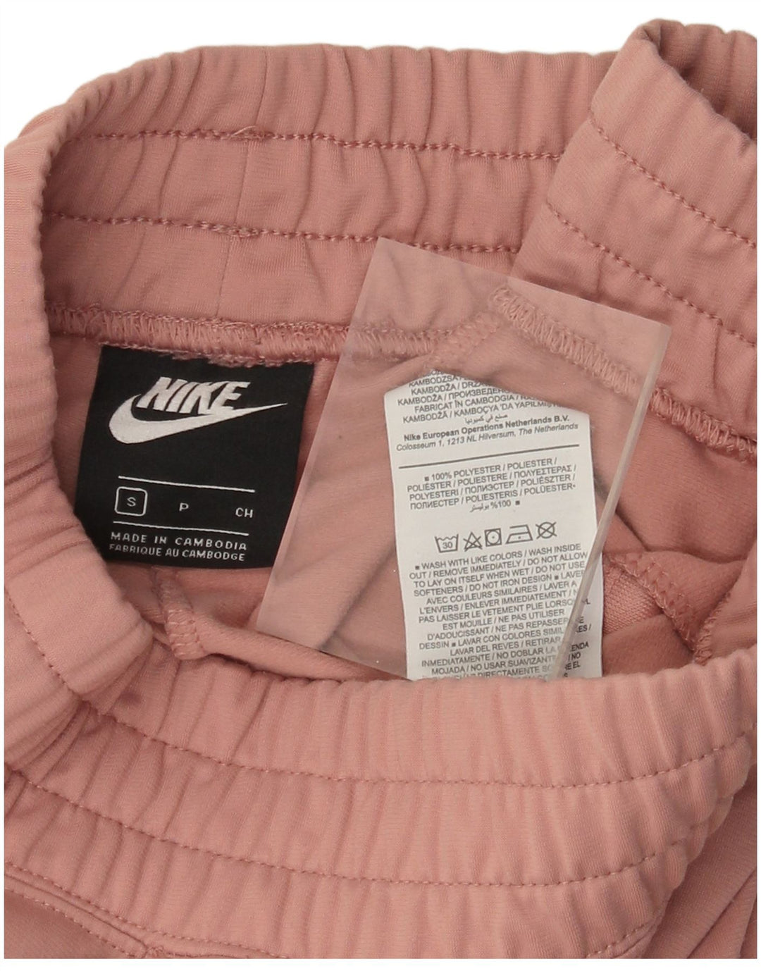 Pantaloni de trening pentru femei Nike Joggeri UK 10 Poliester roz mic