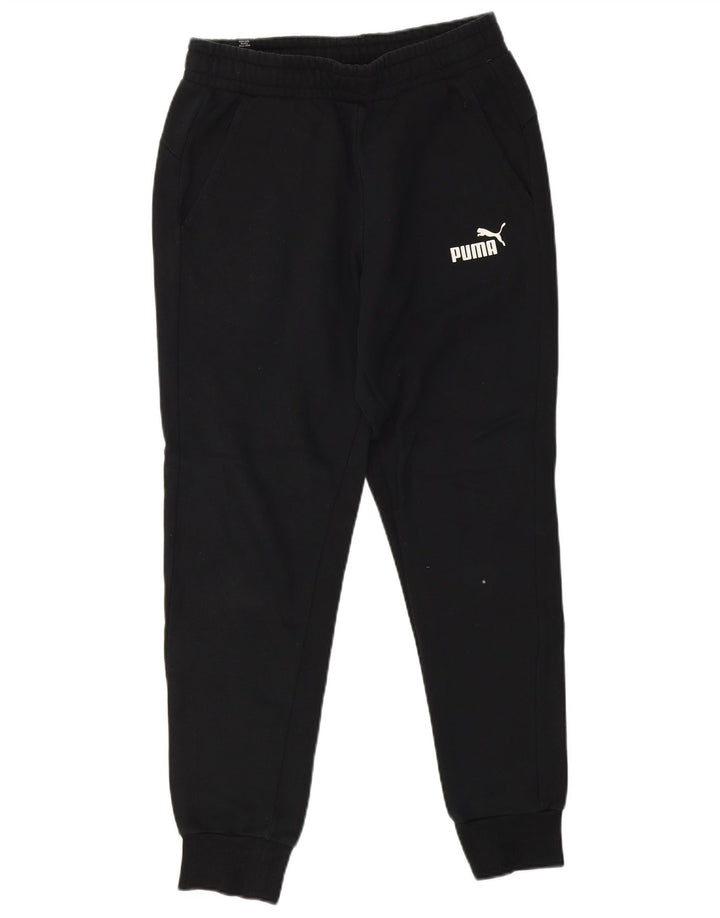 Pantaloni de trening Puma pentru bărbați Pantaloni de jogging Mici Bumbac Negru