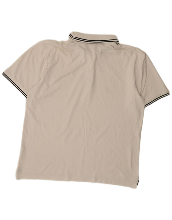 Tricou polo Champion pentru bărbați, bumbac alb mediu