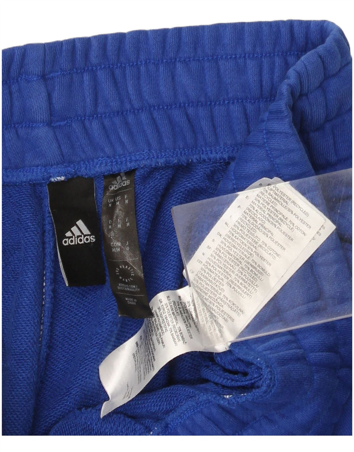 Pantaloni de trening cu grafică Adidas pentru bărbați Pantaloni de jogging, bumbac albastru mediu