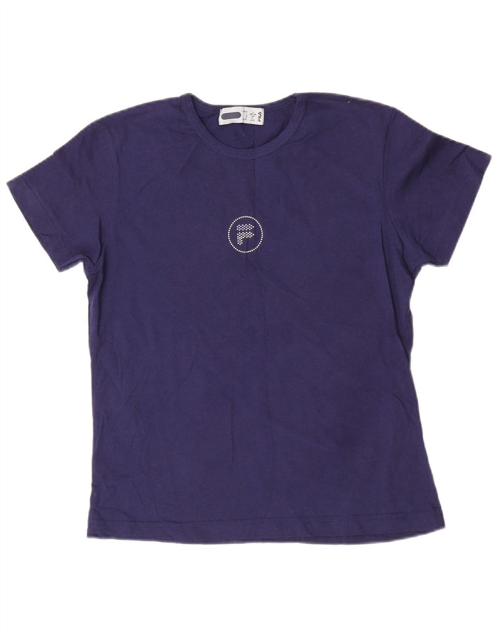 Tricou Femei Fila Top IT 46/48 Mare Bumbac Bleumarin