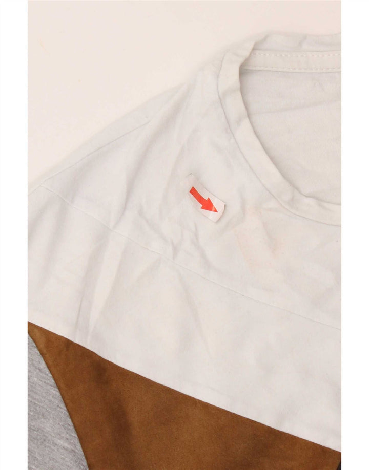 Tricou pentru bărbați Zara Top XL Gri Colorblock