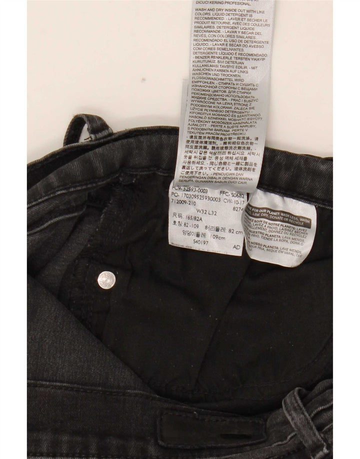 Blugi skinny pentru femei Levi's W32 L32 bumbac negru