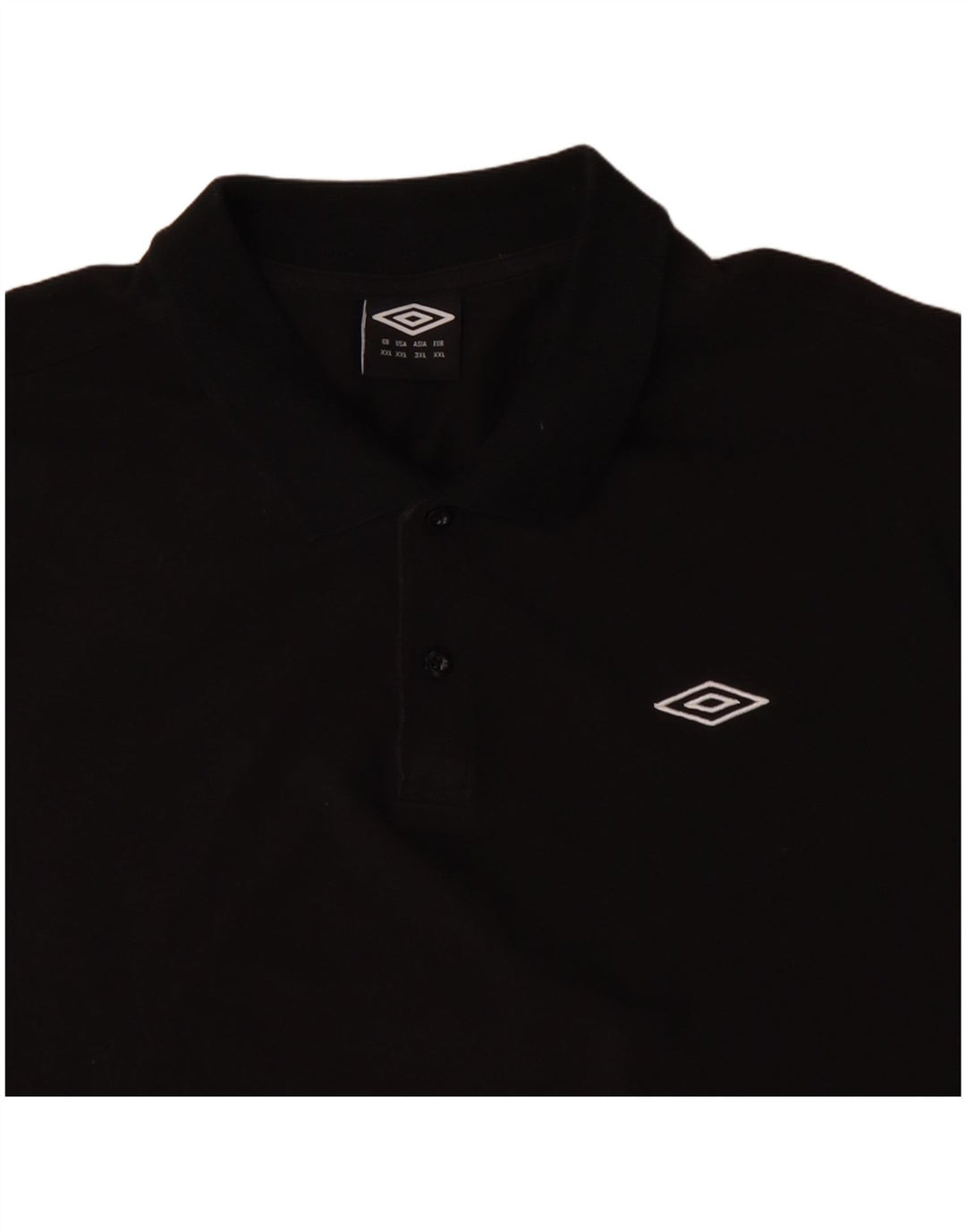 UMBRO Cămașă Polo 2XL Bumbac Negru