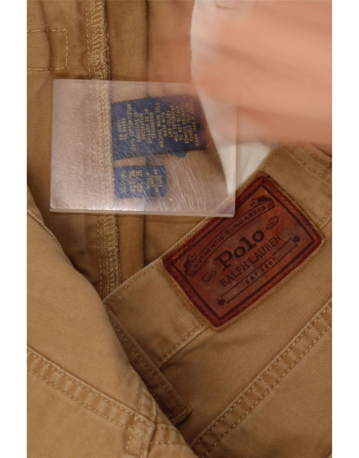 POLO RALPH LAUREN Pantaloni casual drepti pentru bărbați L40 L36 bumbac bej