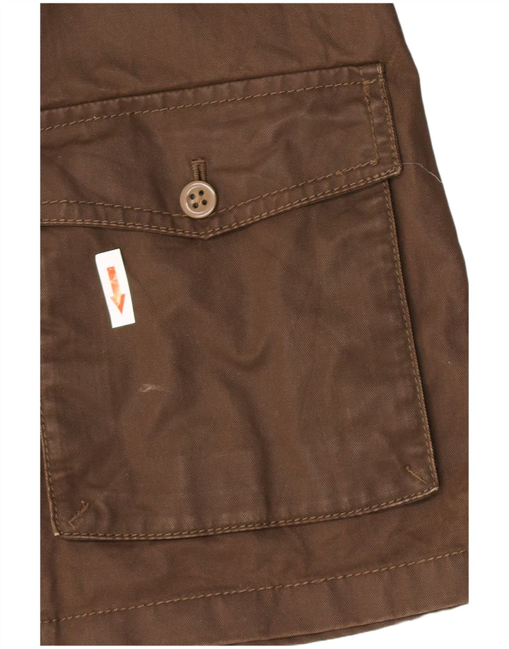 Jachetă utilitare pentru femei J. Crew UK 6 XS bumbac maro