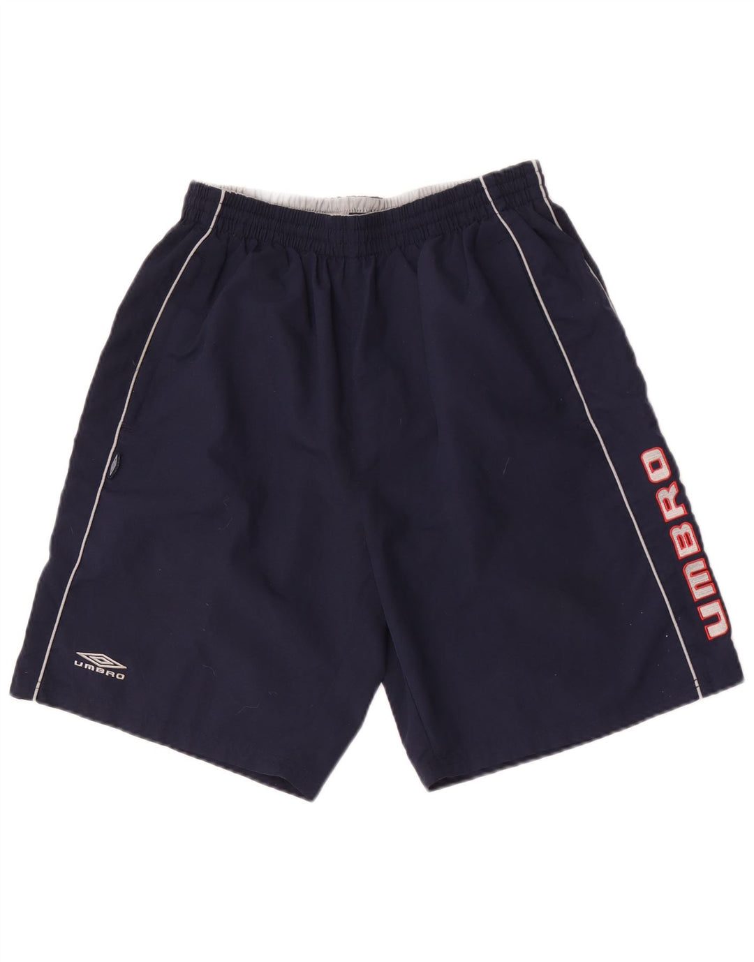 Pantaloni scurți sport grafic Umbro pentru bărbați, mari, bleumarin, poliester