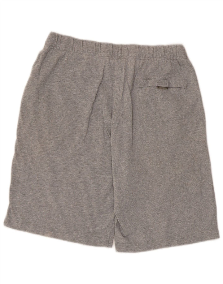 Pantaloni scurti sport Nike pentru femei UK 12, bumbac gri mediu