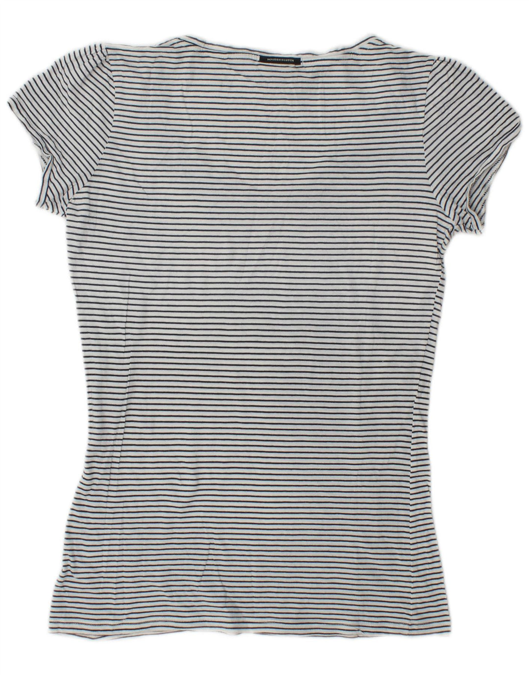 Tricou cu grafic pentru femei Maison Scotch Mărimea 1 Mic cu dungi albe