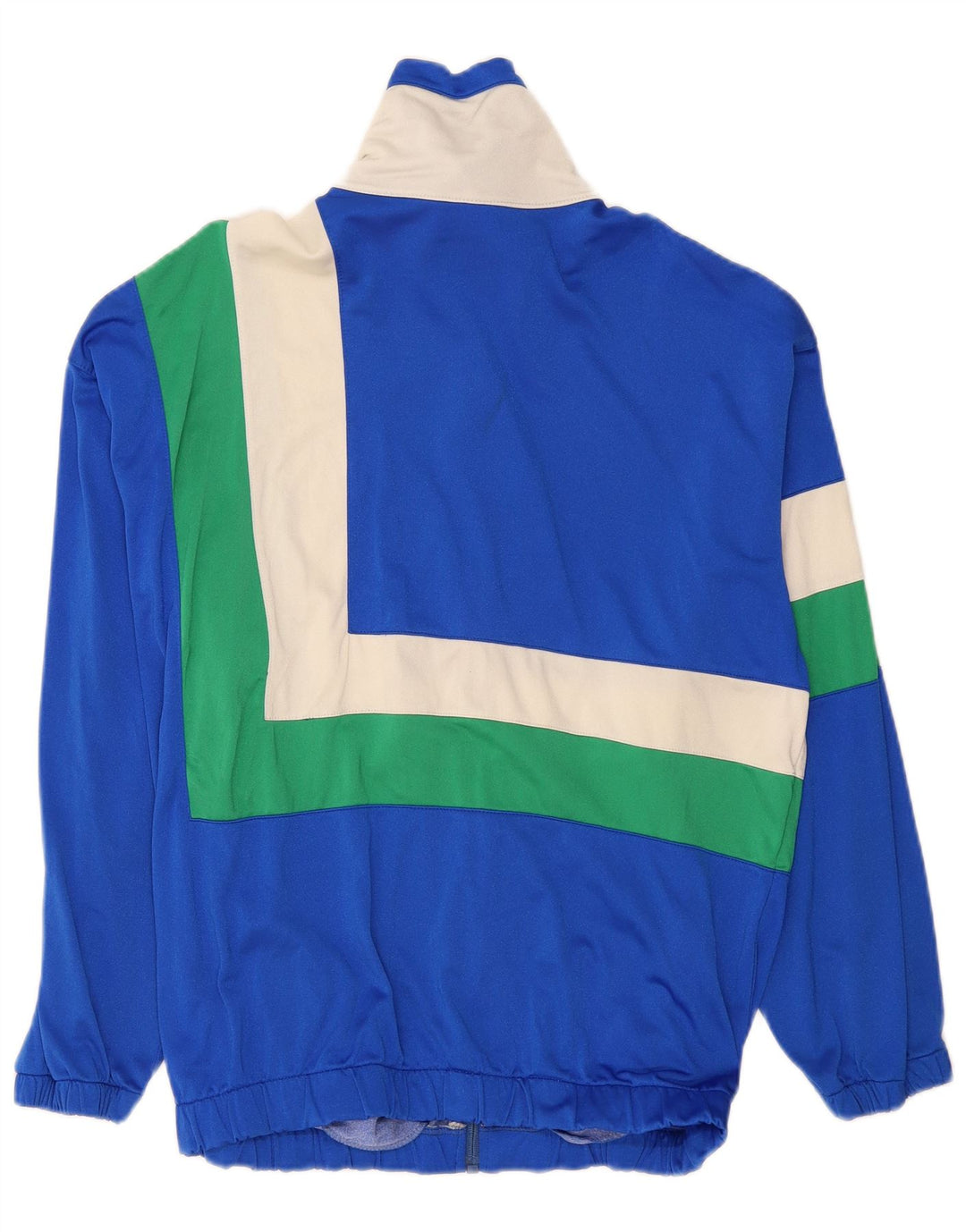 Jachetă de trening pentru bărbați vintage, albastru mic, color block
