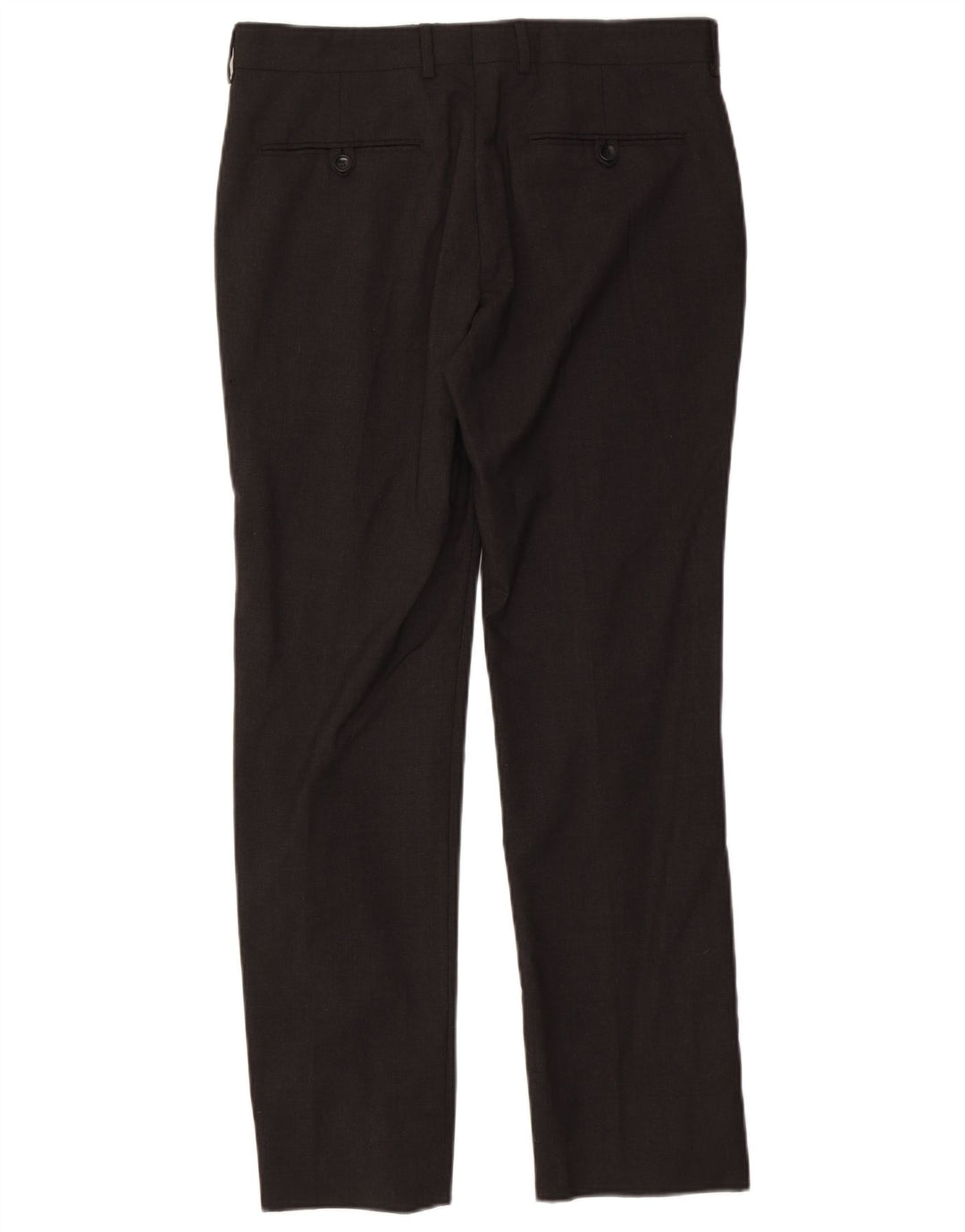Pantaloni de costum drepți pentru bărbați Zara EU 40 Mediu L31 L30 Poliester gri