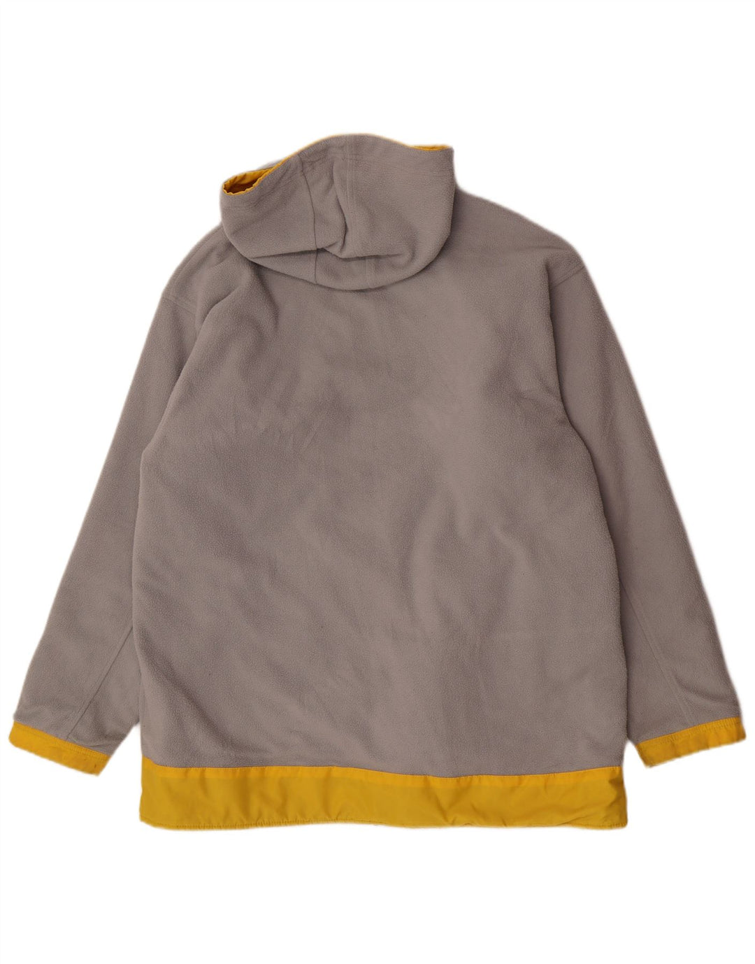 Jachetă reversibilă cu glugă Nike pentru bărbați UK 38, nailon galben mediu