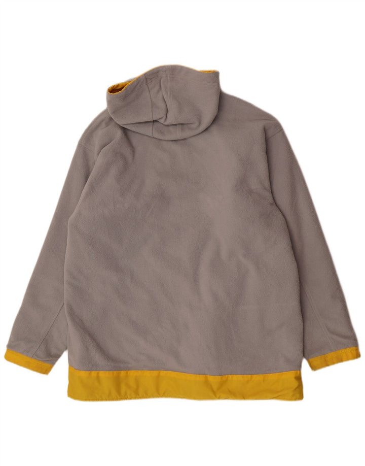 Jachetă reversibilă cu glugă Nike pentru bărbați UK 38, nailon galben mediu