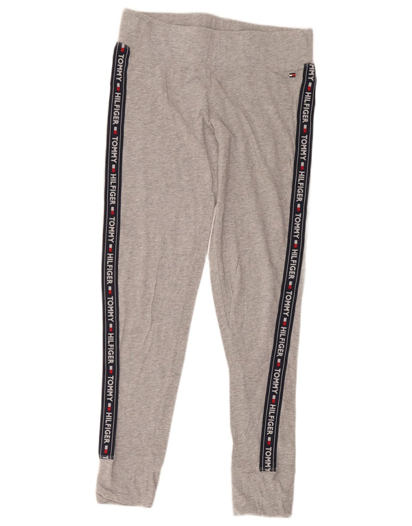 Leggings grafic Tommy Hilfiger pentru femei UK 16 mare bumbac gri
